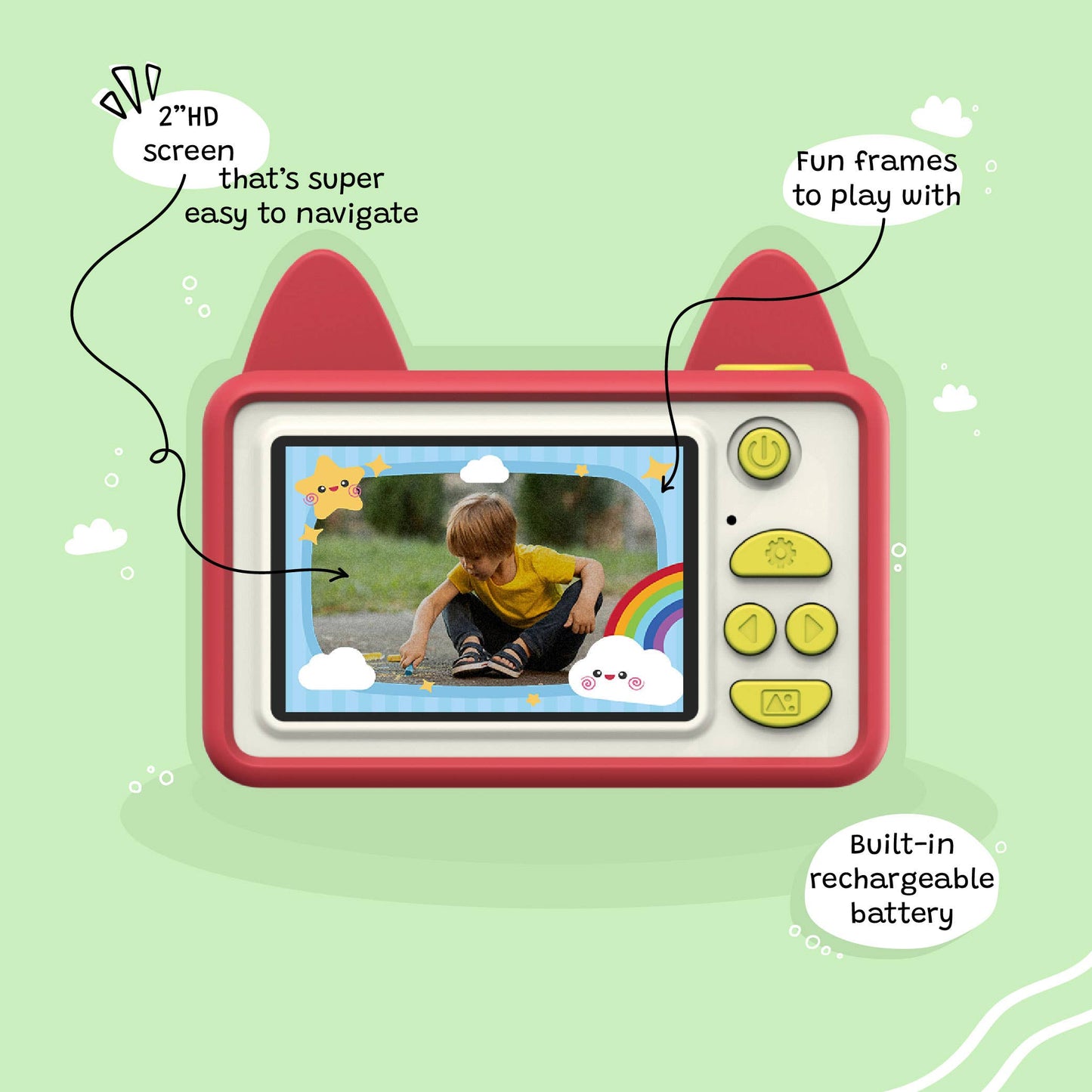 Akito the Fox - Kids Digital Camera - Model C