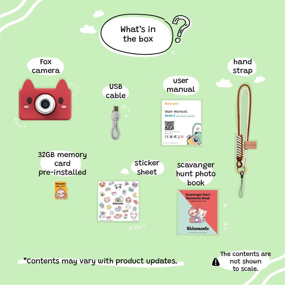 Akito the Fox - Kids Digital Camera - Model C